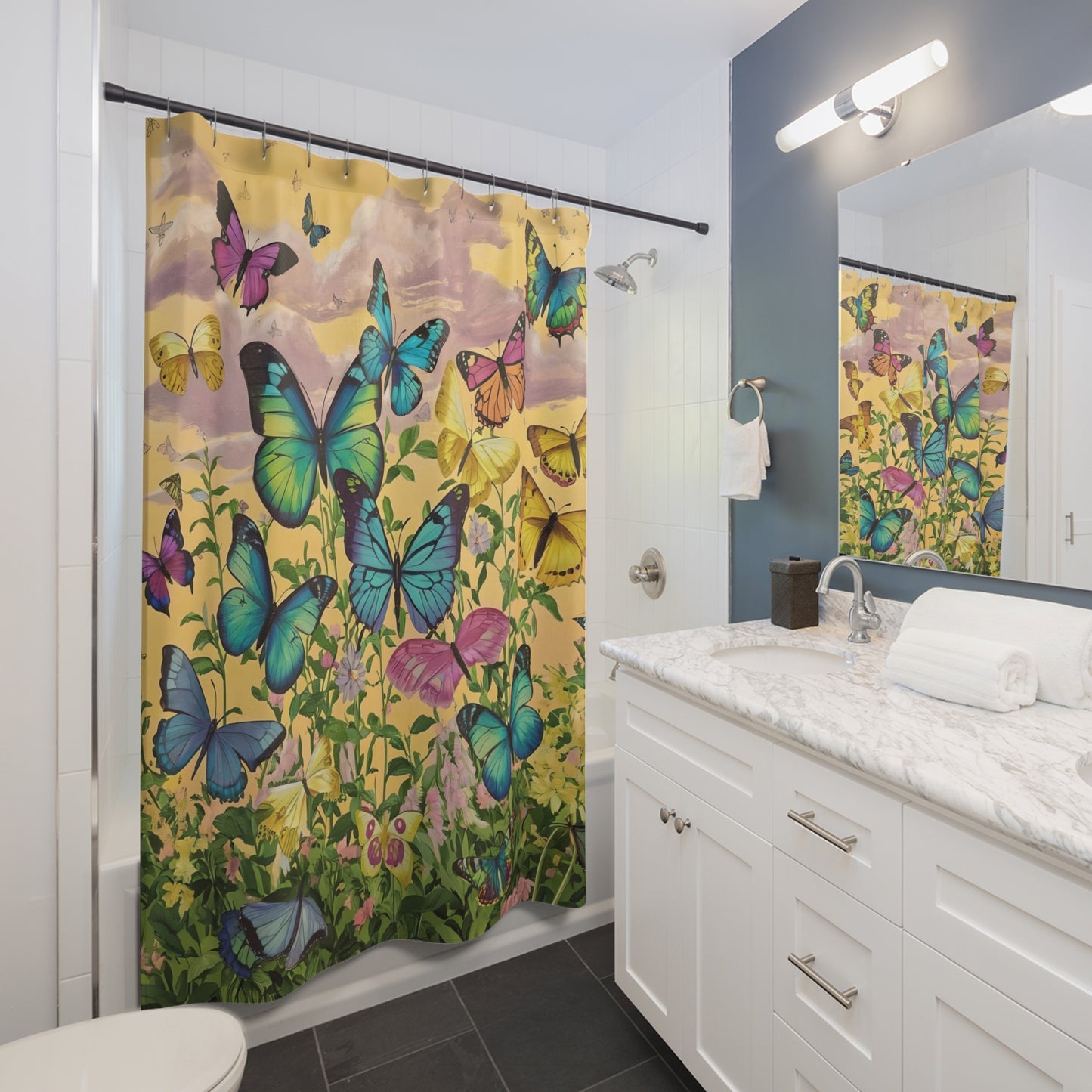 Butterfly Shower Curtain