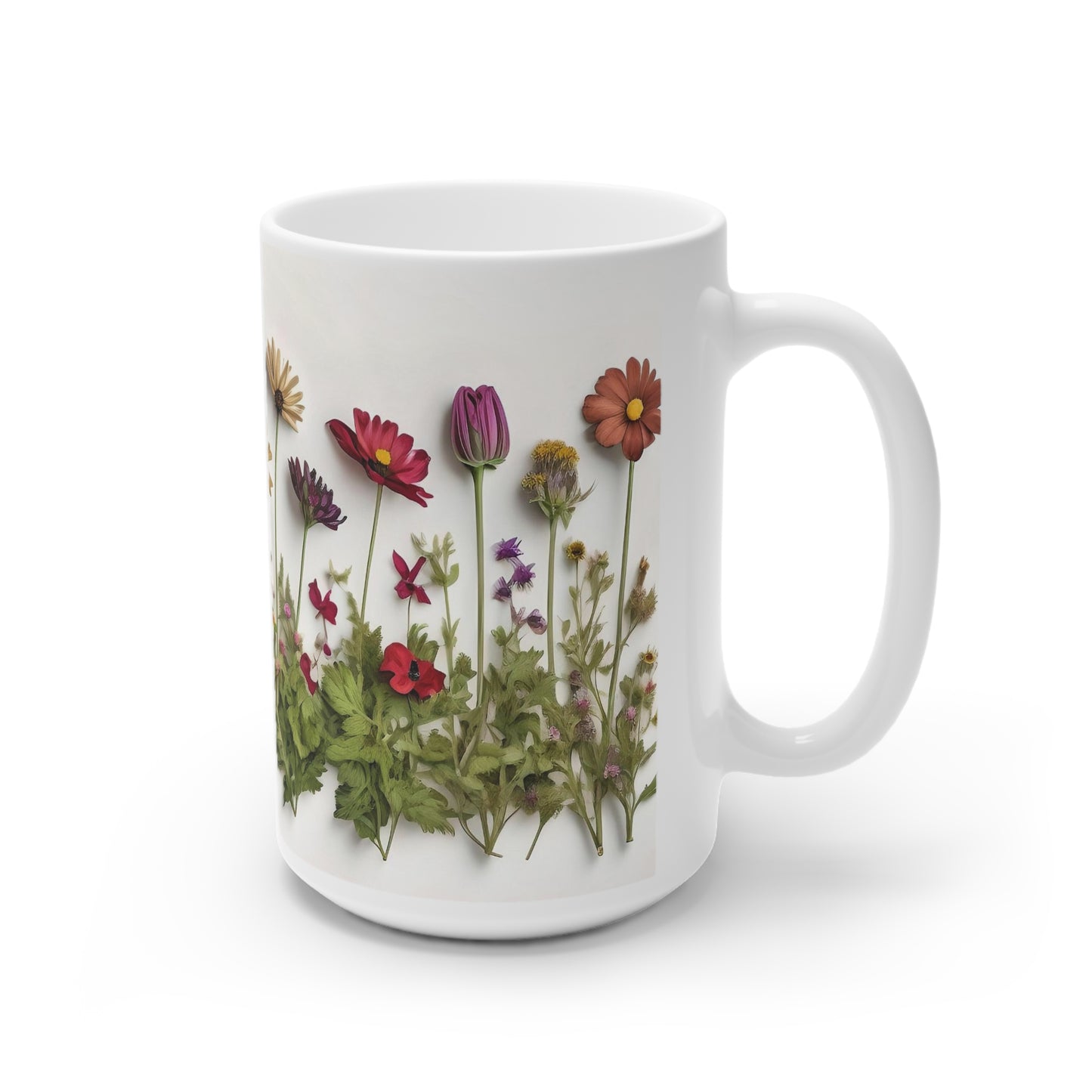 3D Wildflower Mug