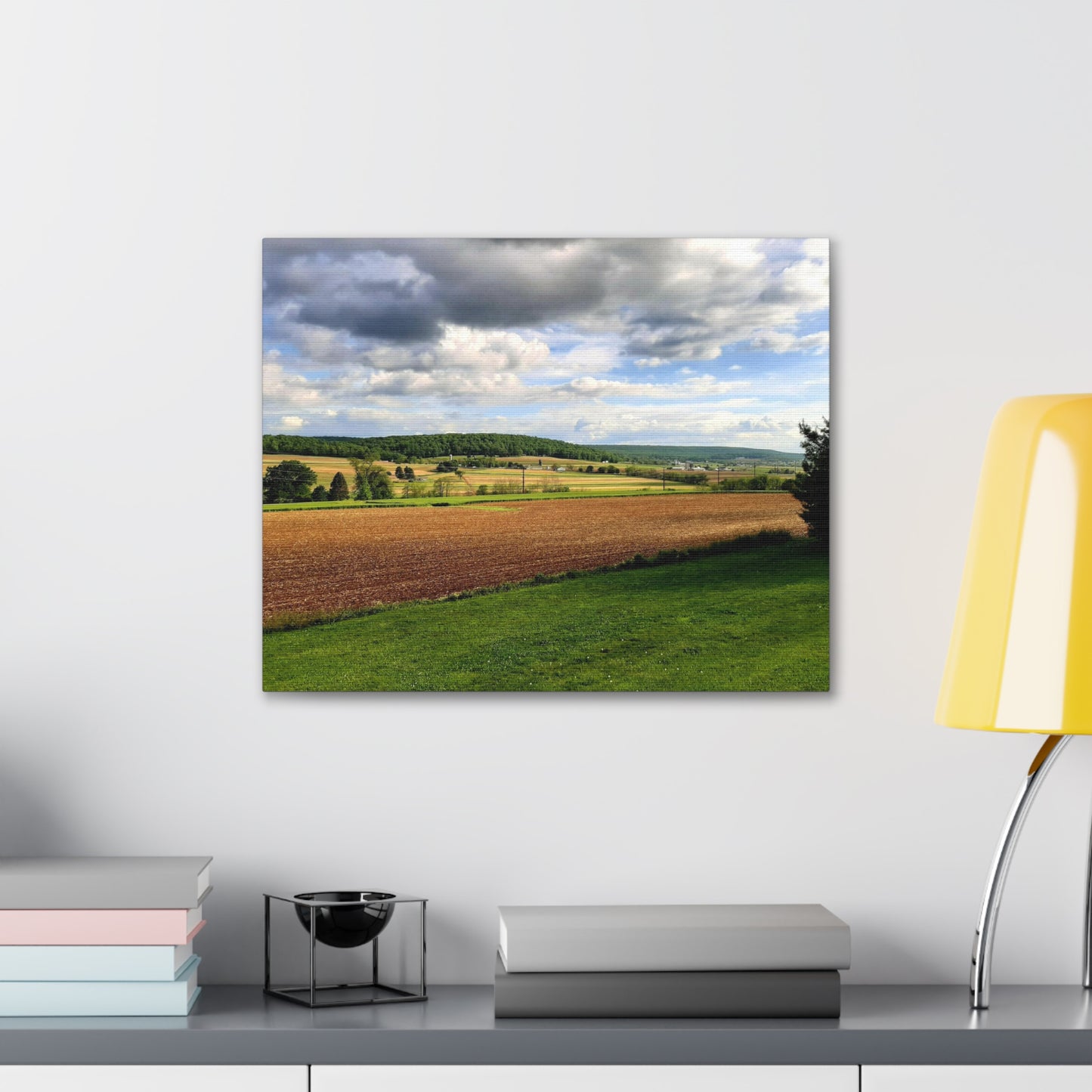 Planting Time on the Farm in Pennsylvania Canvas