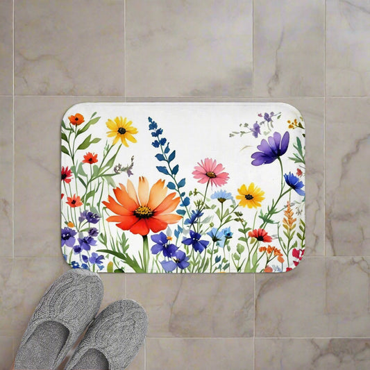 Wildflower Bath Mat