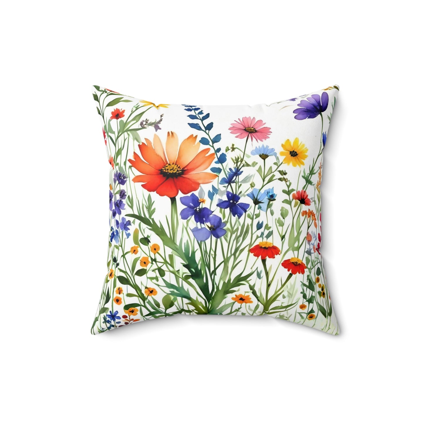 Wild Wildflower Square Pillow