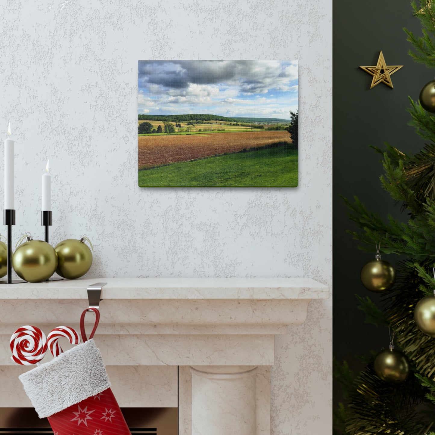 Planting Time on the Farm in Pennsylvania Canvas