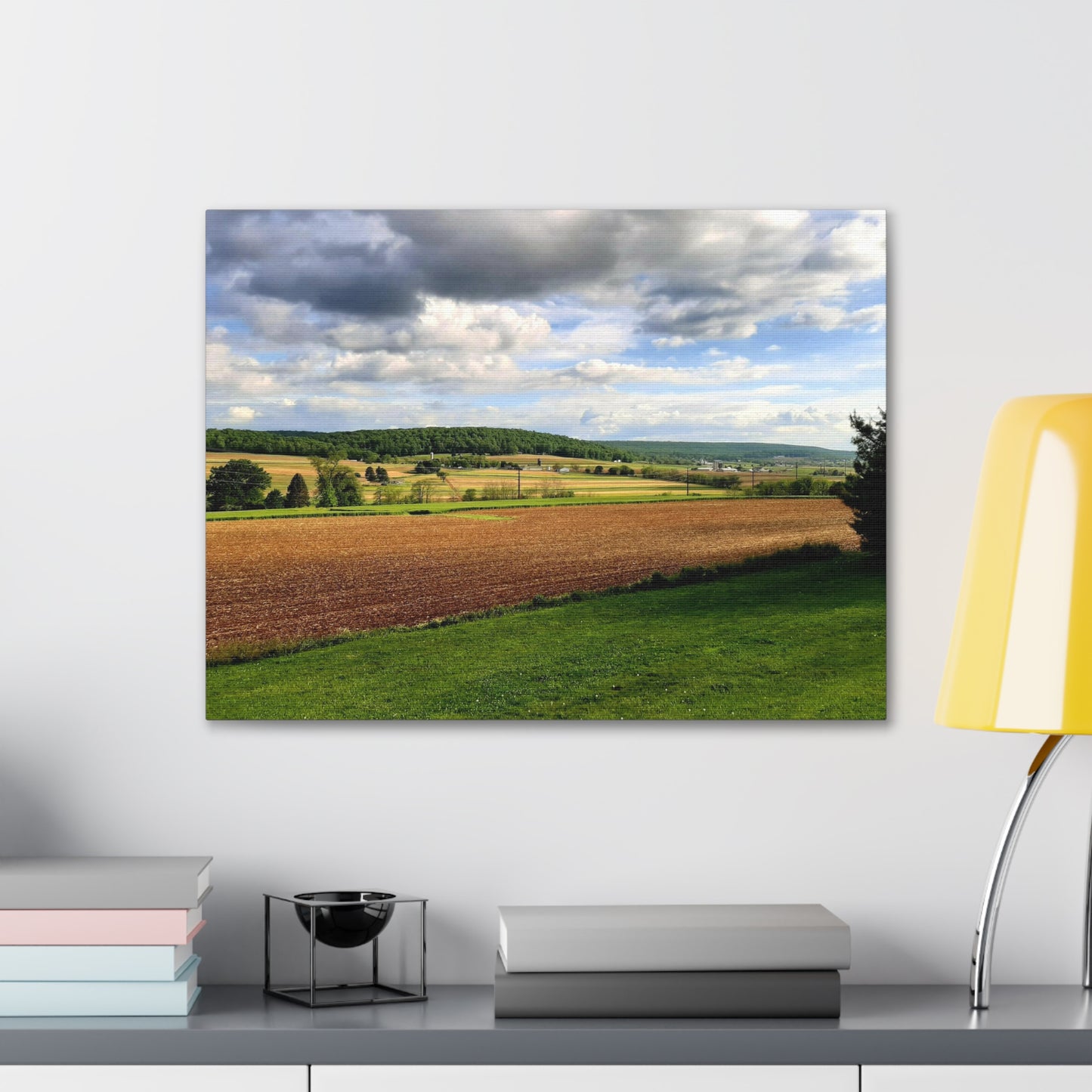 Planting Time on the Farm in Pennsylvania Canvas