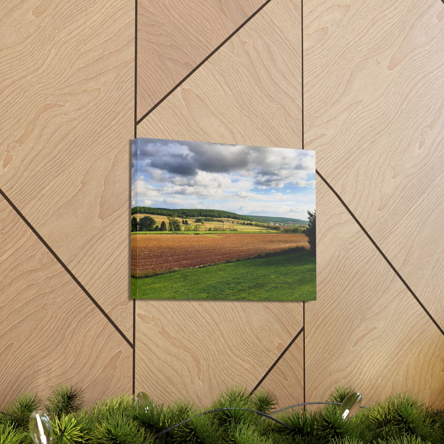 Planting Time on the Farm in Pennsylvania Canvas