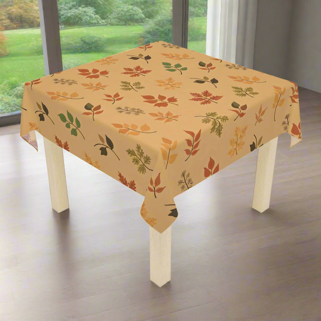 Floating Fall Leaves Tablecloth
