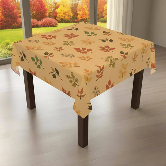 Floating Fall Leaves Tablecloth