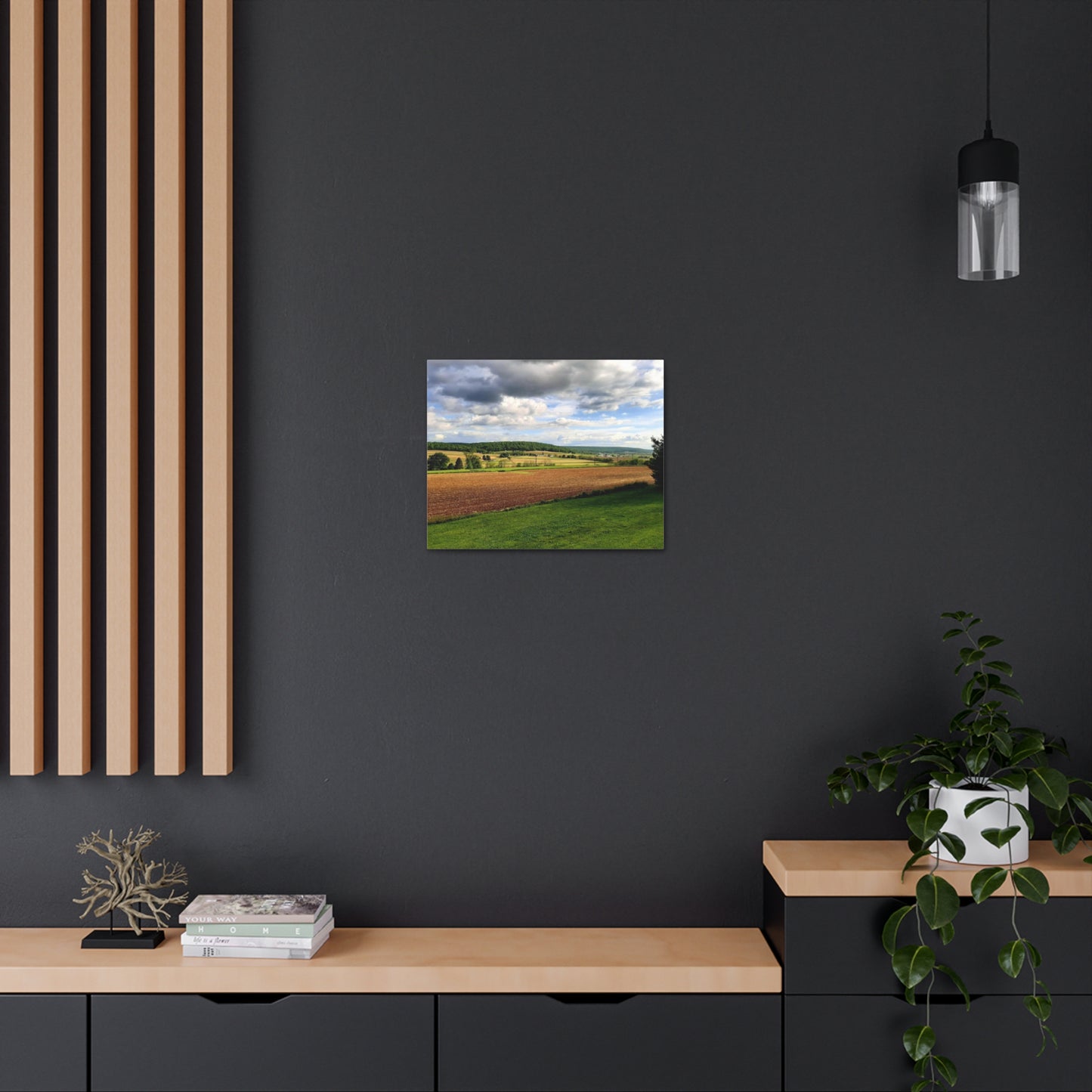 Planting Time on the Farm in Pennsylvania Canvas