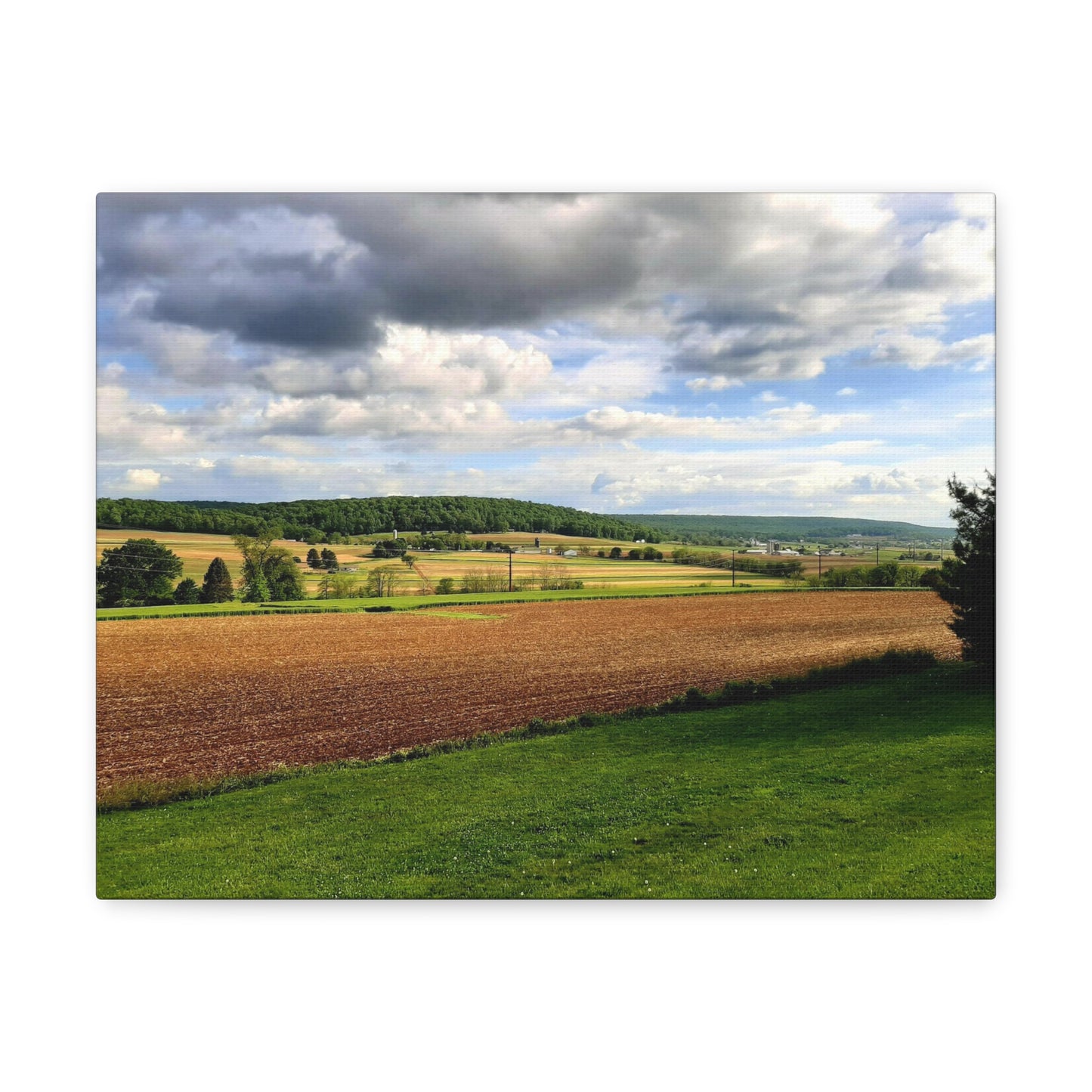 Planting Time on the Farm in Pennsylvania Canvas