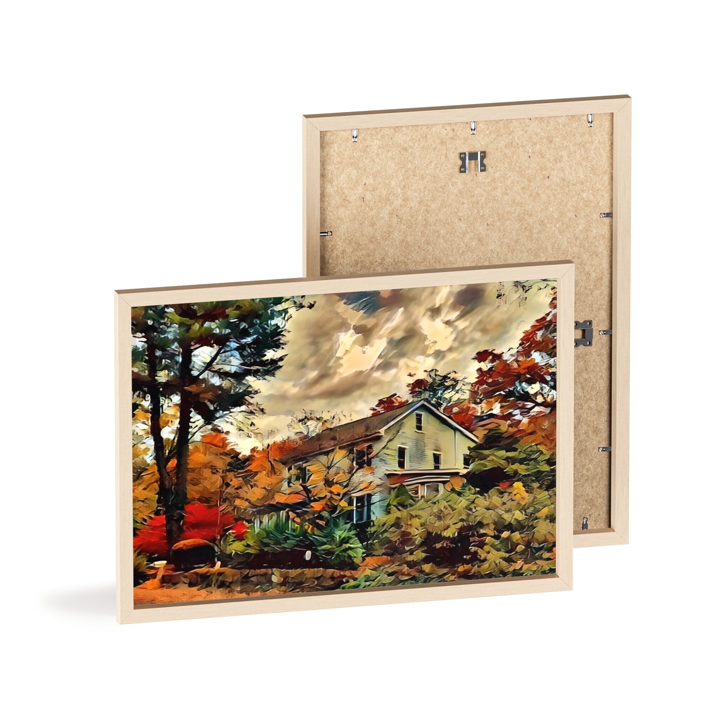 Impressionistic Fall Country Home