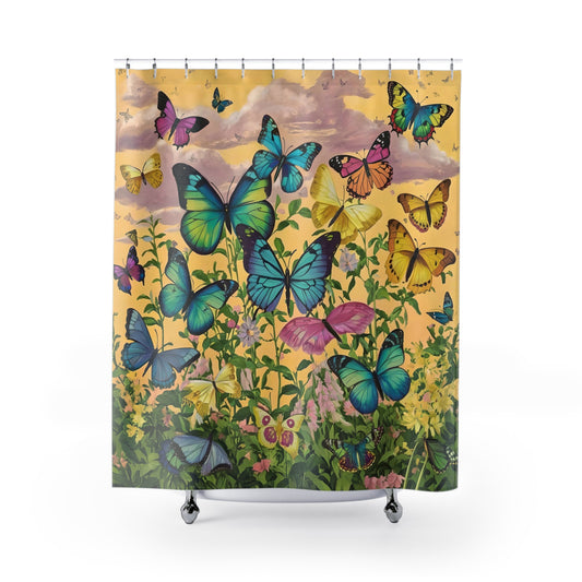 Butterfly Shower Curtain