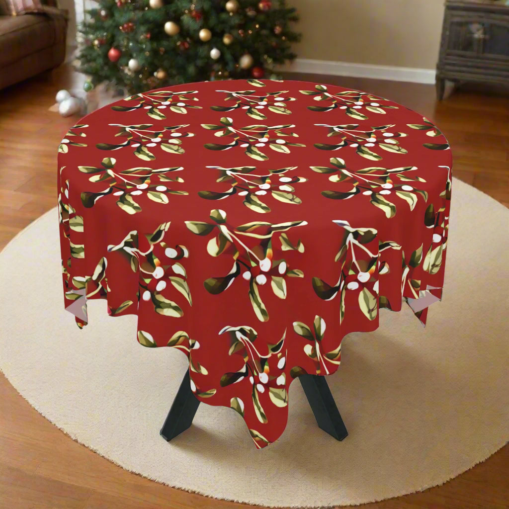 Tablecloth - Mistletoe Holiday Romance