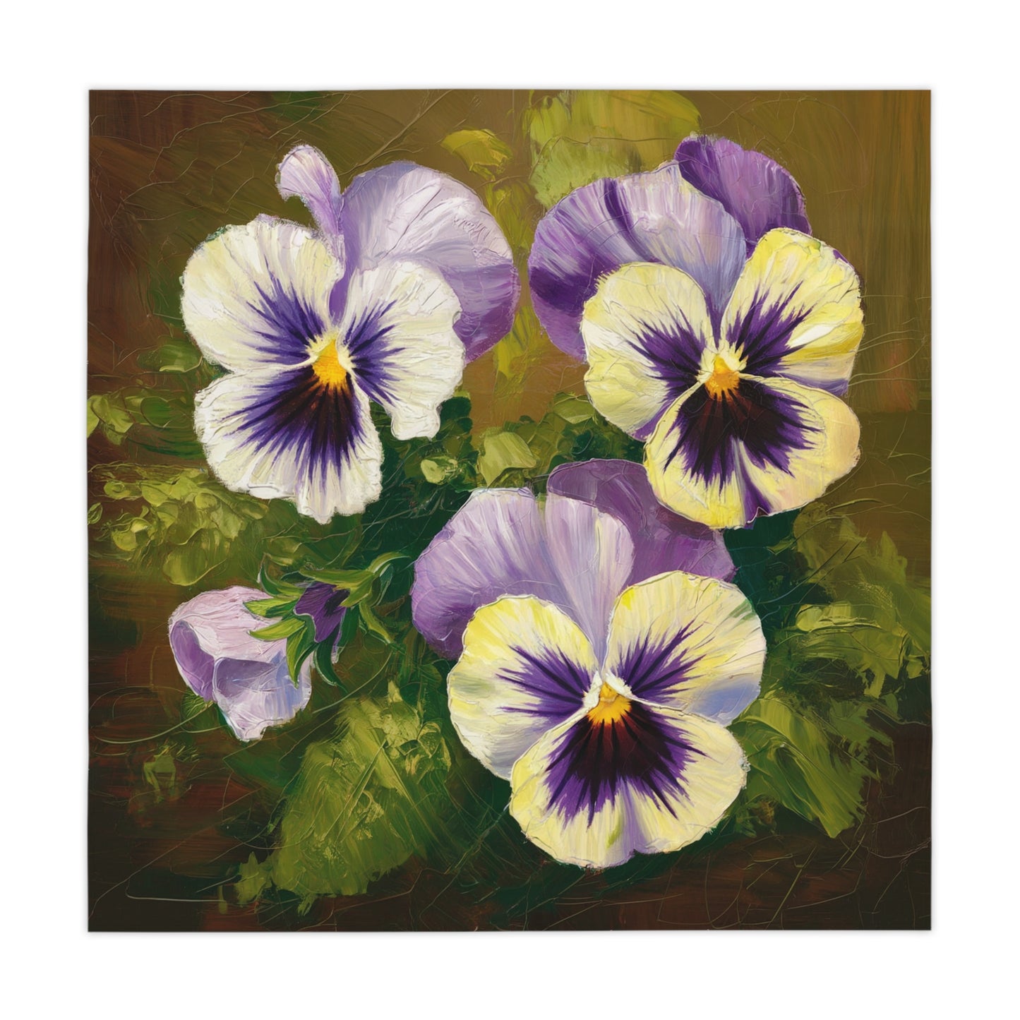 Pansy Tablecloth
