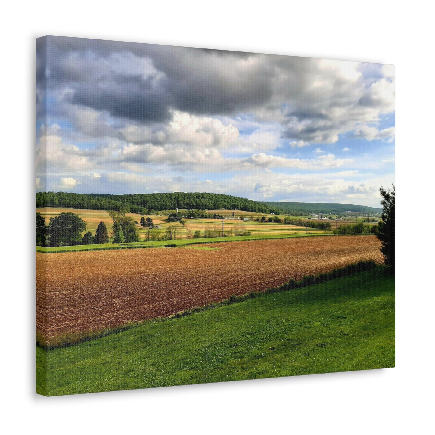 Planting Time on the Farm in Pennsylvania Canvas
