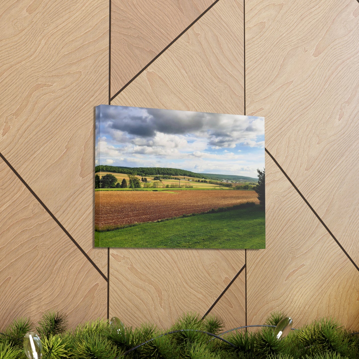 Planting Time on the Farm in Pennsylvania Canvas