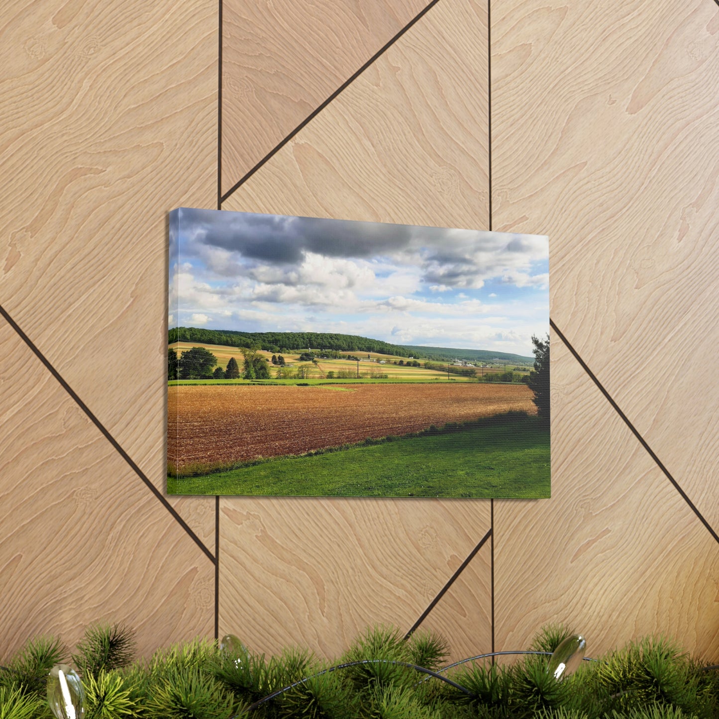 Planting Time on the Farm in Pennsylvania Canvas