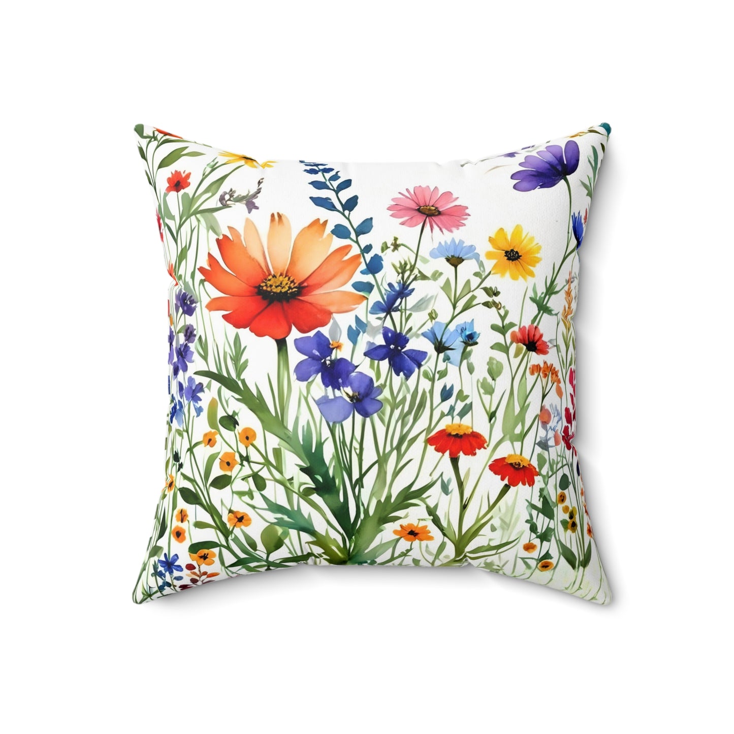 Wild Wildflower Square Pillow