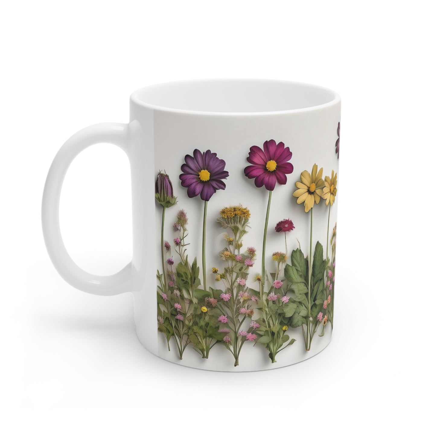 3D Wildflower Mug