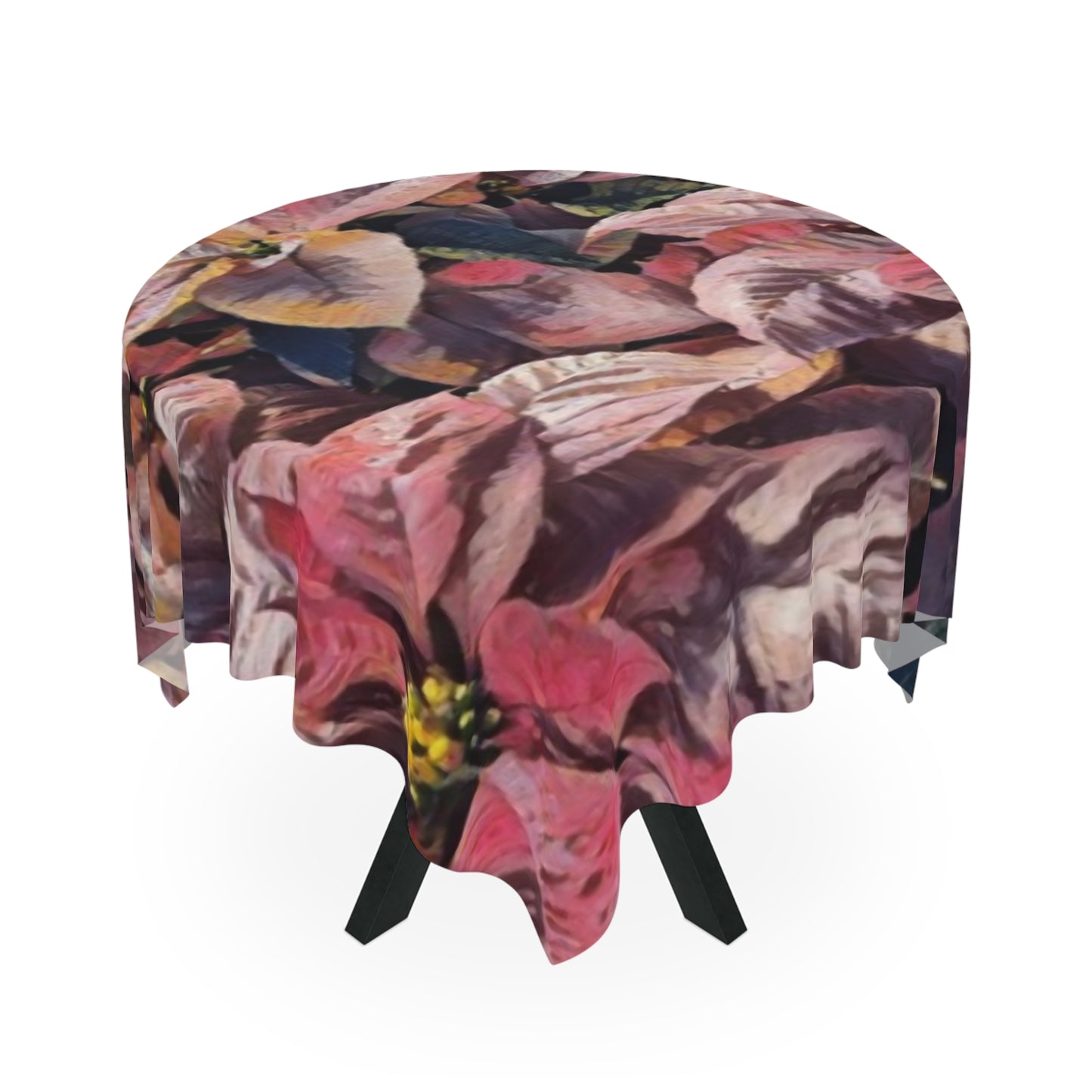Pink PoinsettiaTablecloth
