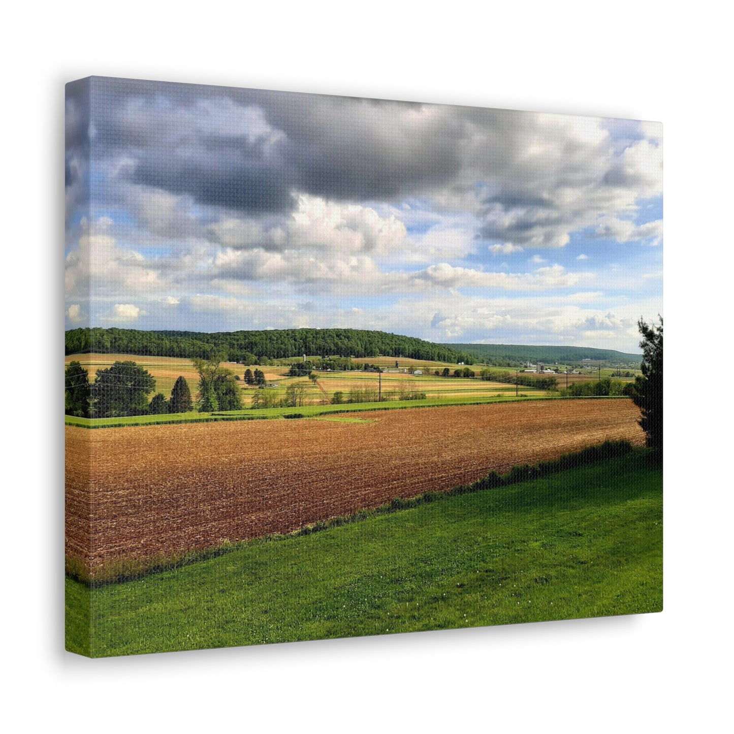 Planting Time on the Farm in Pennsylvania Canvas