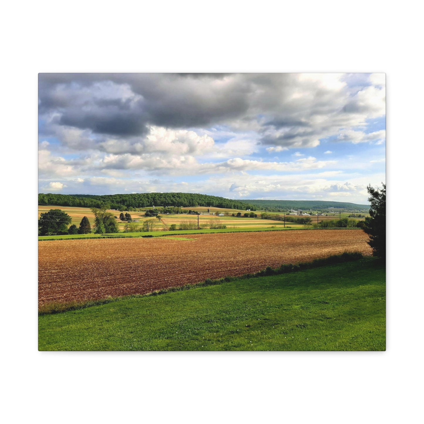 Planting Time on the Farm in Pennsylvania Canvas