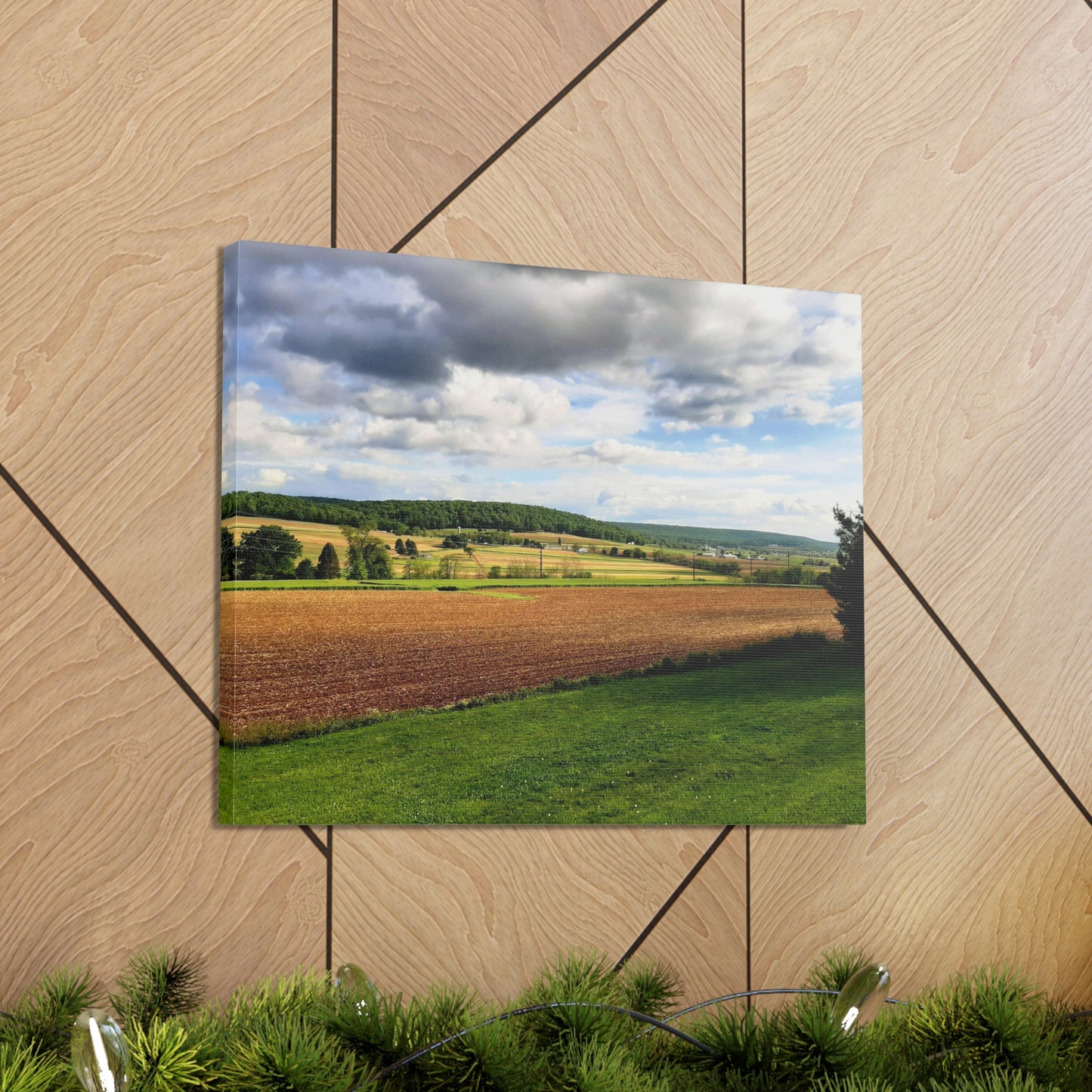 Planting Time on the Farm in Pennsylvania Canvas