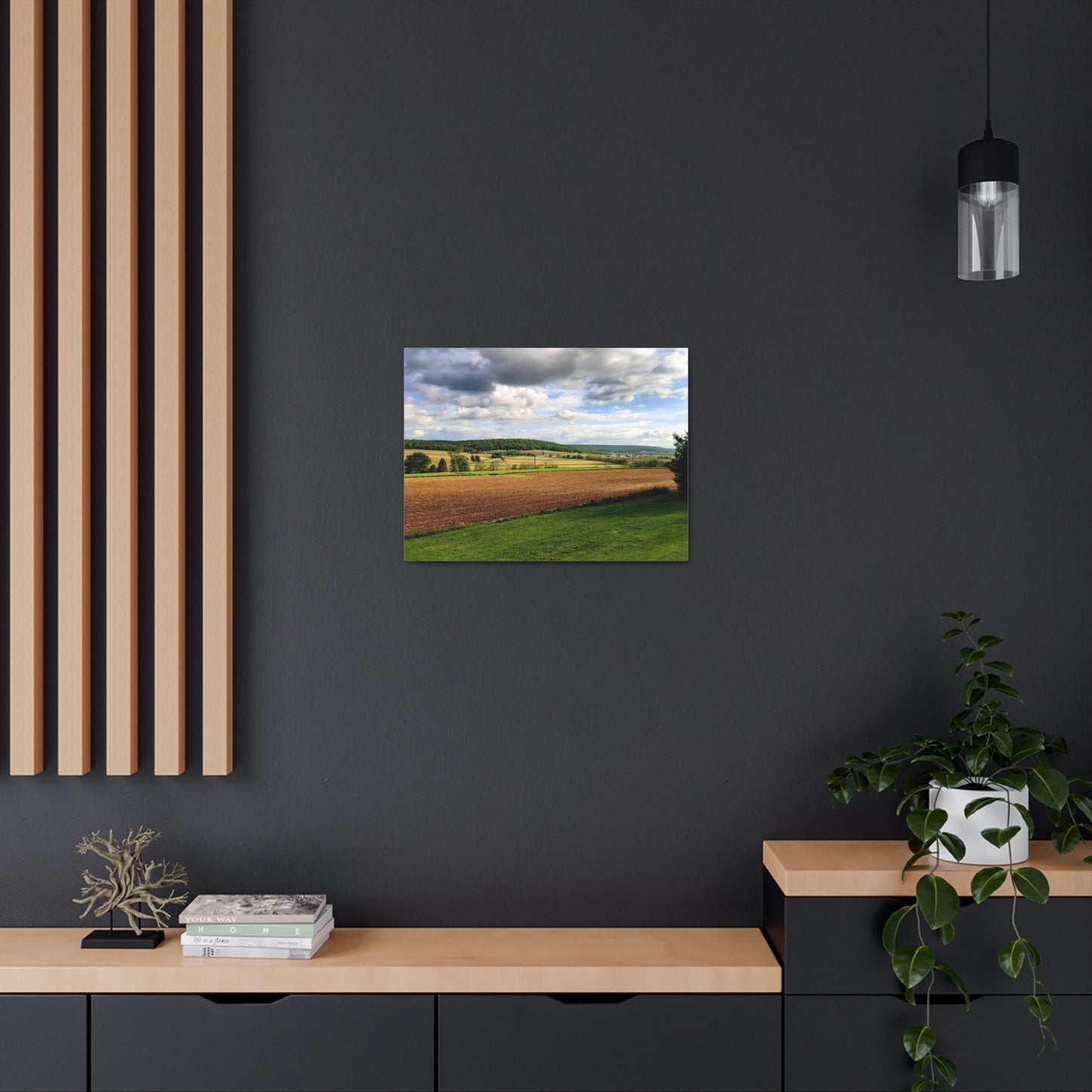 Planting Time on the Farm in Pennsylvania Canvas
