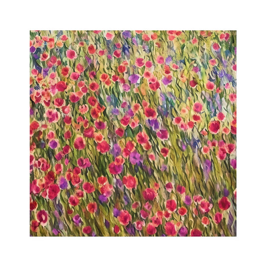 Impressionistic Wildflower Field Napkins