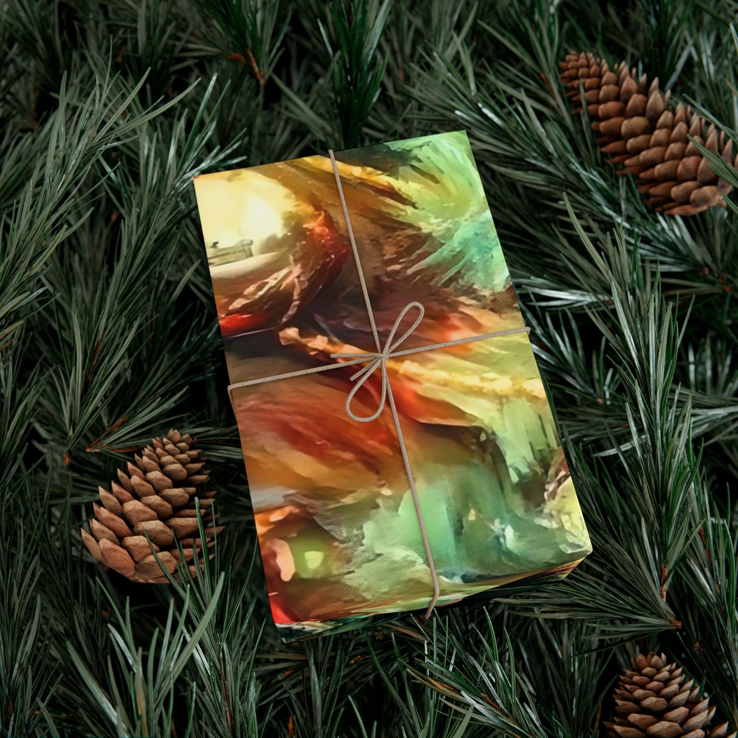 Artistic Christmas Wrapping Paper