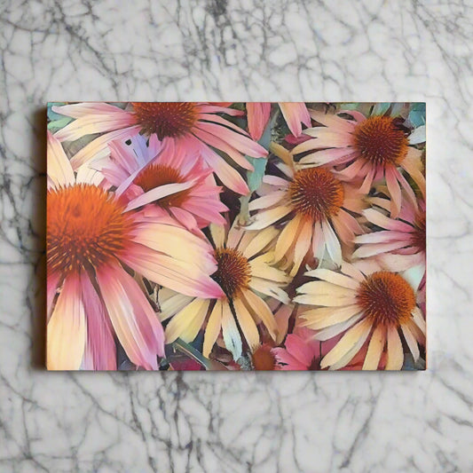 Coneflower Glass Cutting Board
