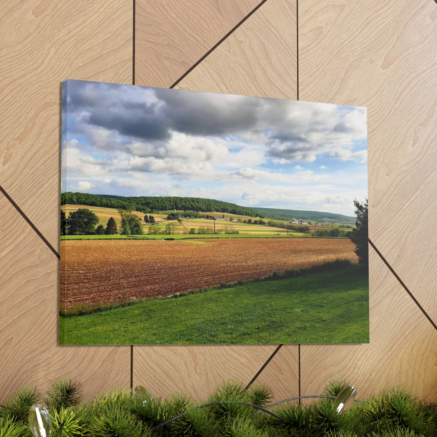 Planting Time on the Farm in Pennsylvania Canvas