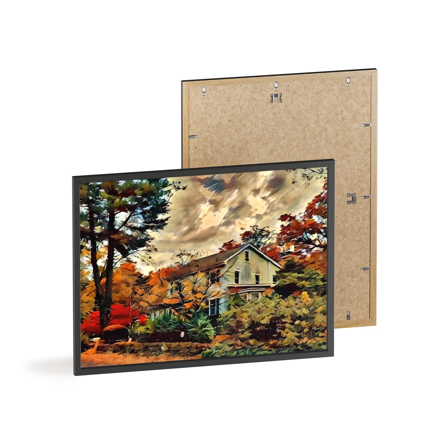 Impressionistic Fall Country Home