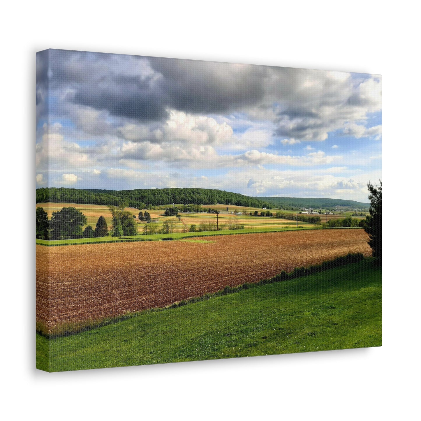 Planting Time on the Farm in Pennsylvania Canvas