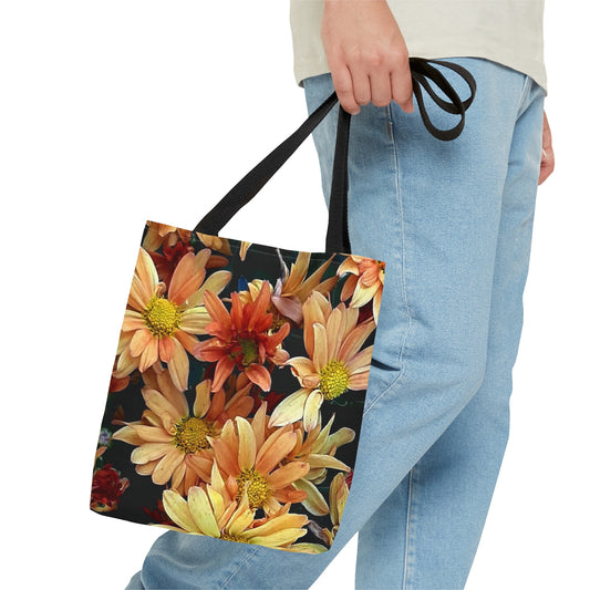 Fall Asters Tote Bag