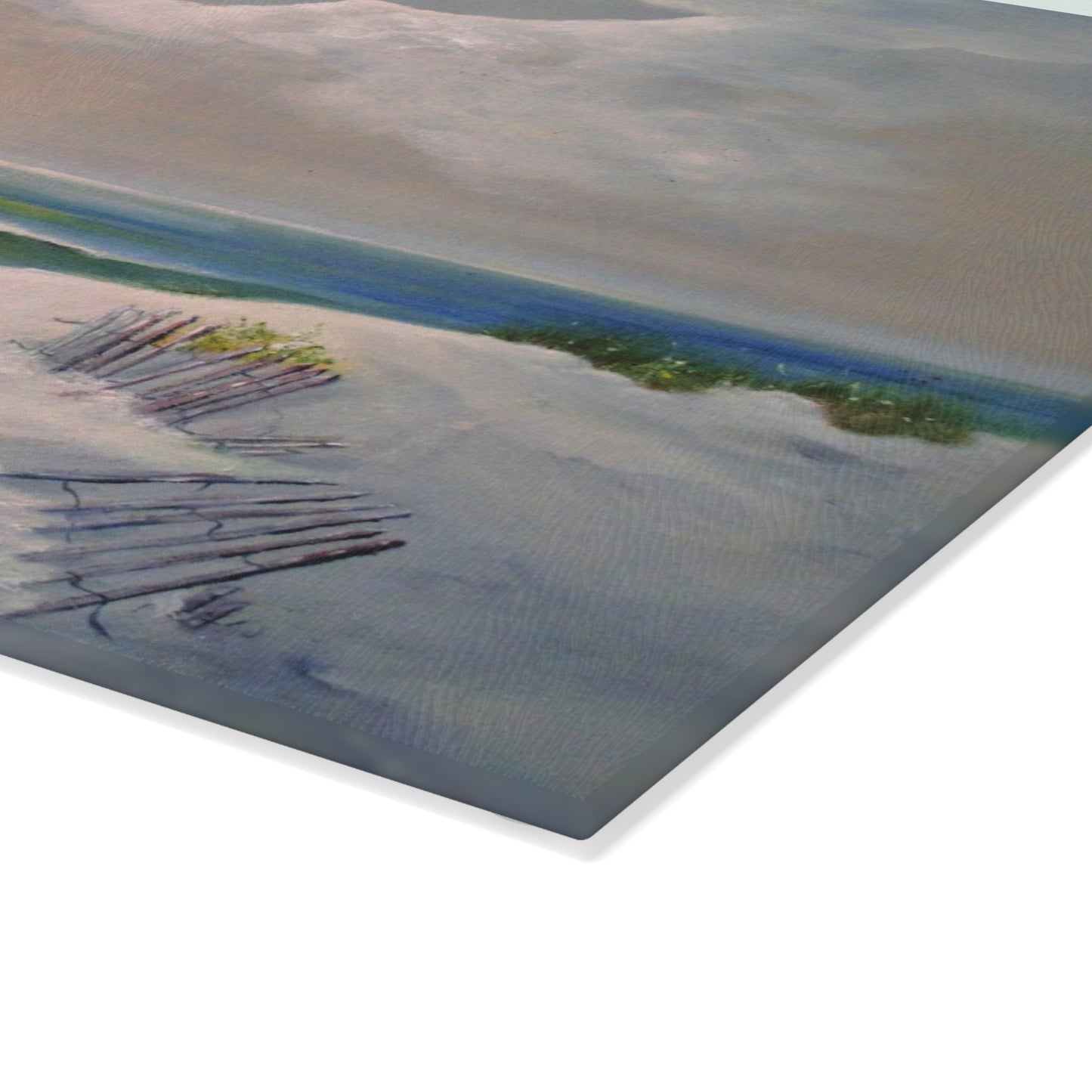 Angel on the Beach Glass Cutting Board