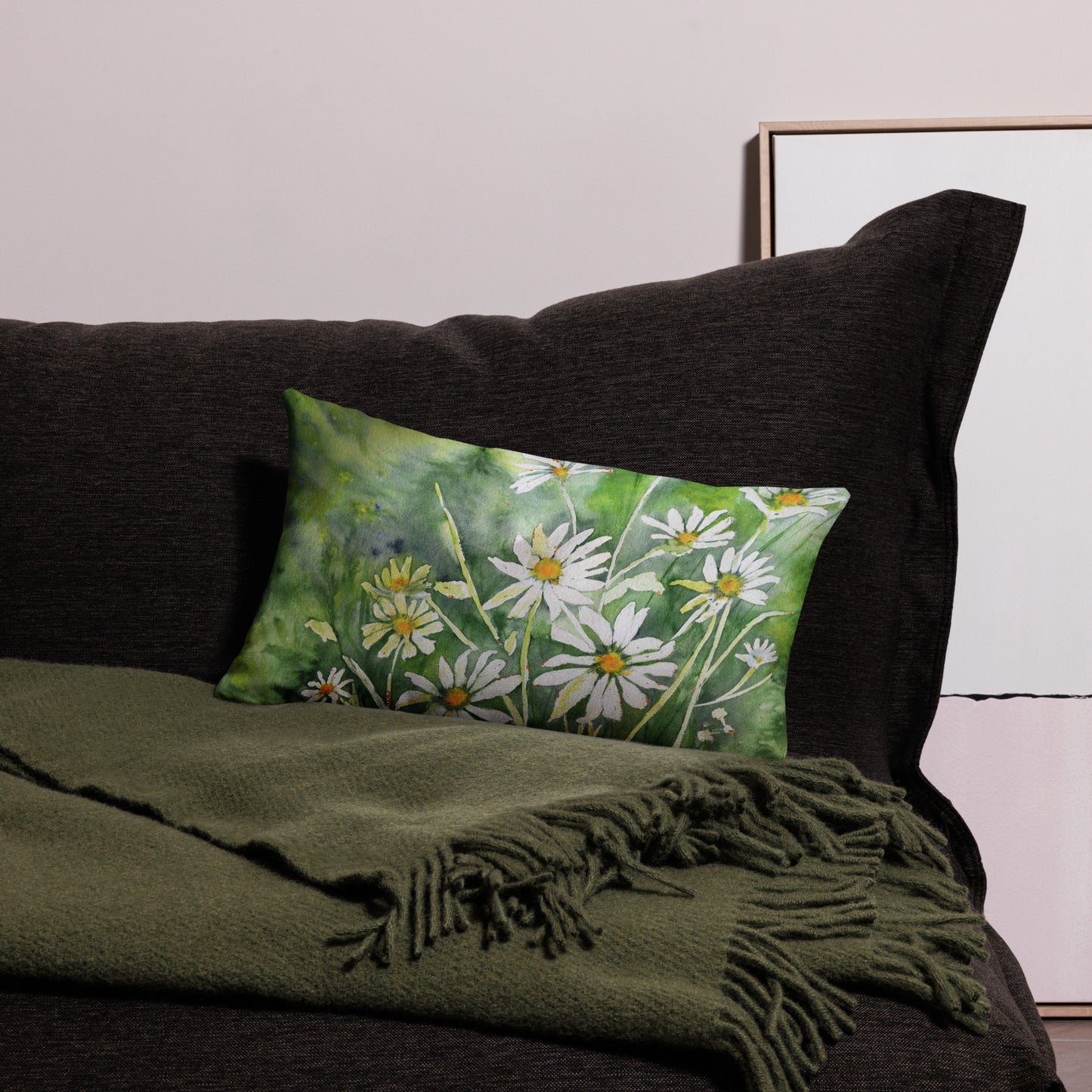 Dodie's Daisies Premium Pillow Case