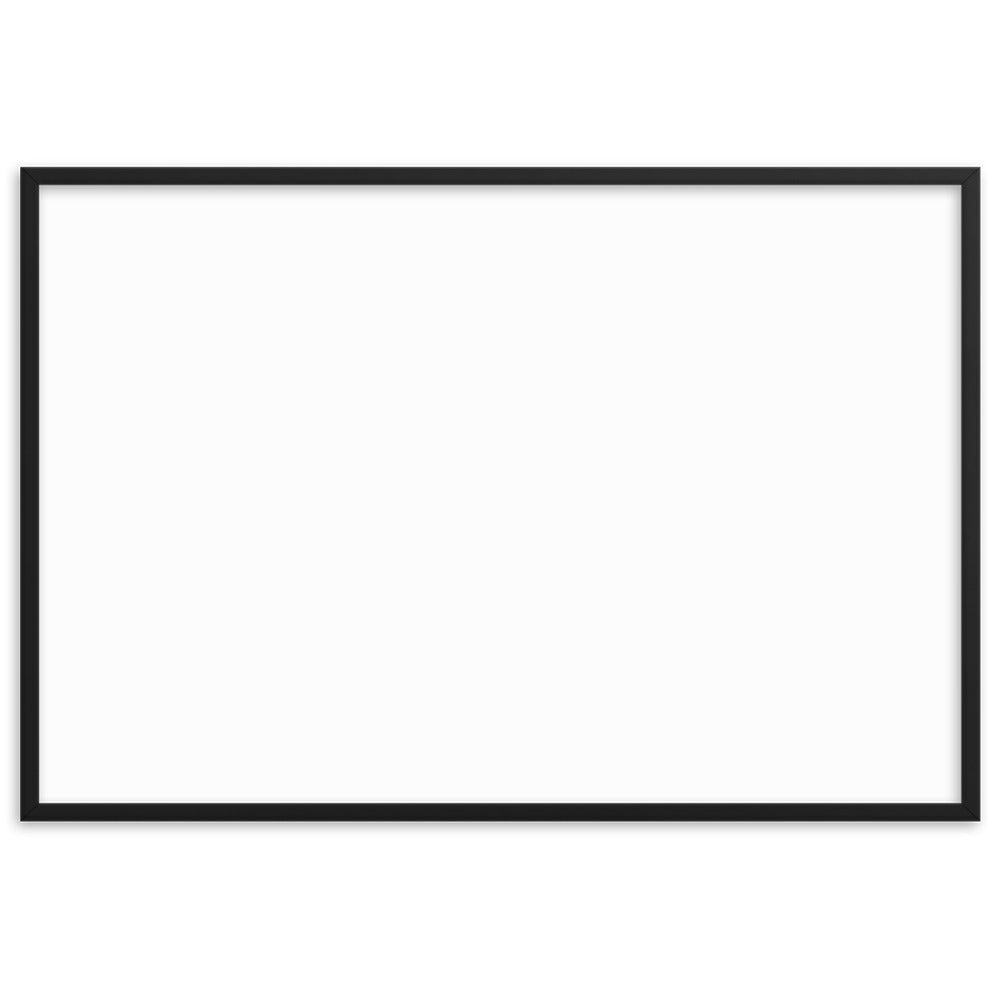 Red Barn Farm Scene Framed Poster