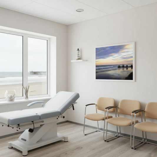 Seashore Sunset | Framed Poster | Wildwood