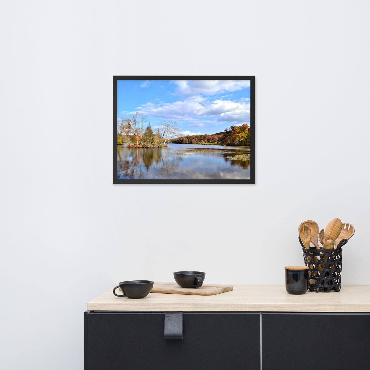 Hopewell Lake Framed Poster