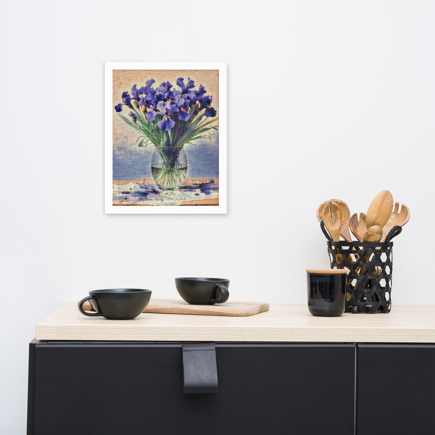 Iris Flowers Framed Poster-FREE SHIPPING