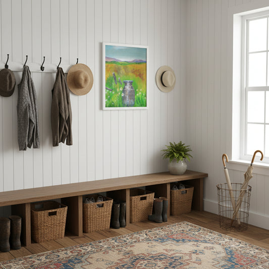 Dodie's Milk Bottle in a Field : Cottagecore