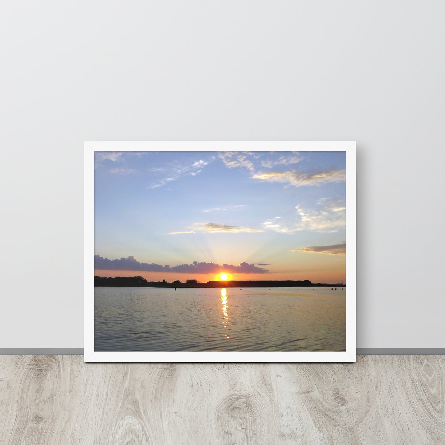 Sunset Lake in Wildwood, New Jersey Farmed Poster