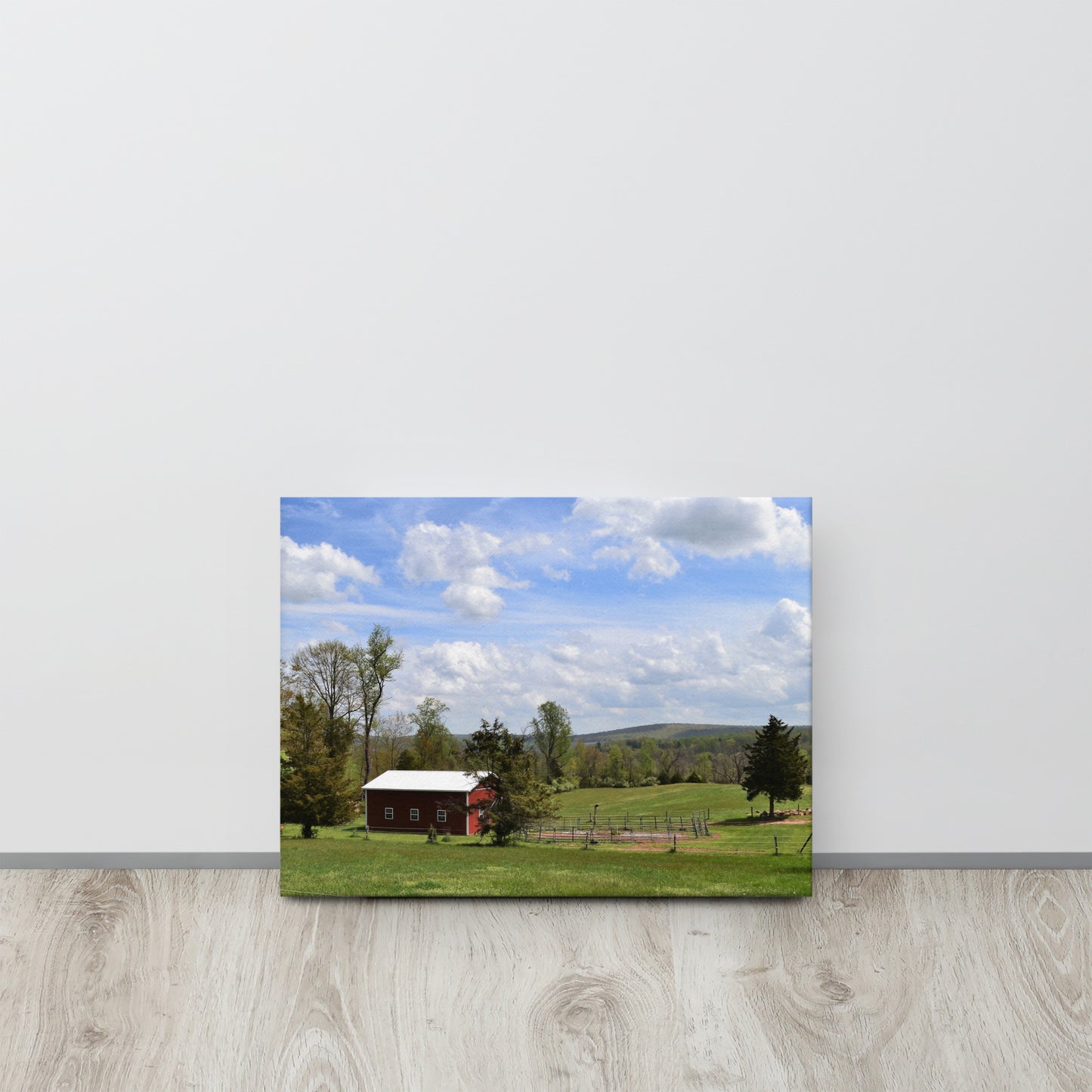 Red Barn Scene Canvas