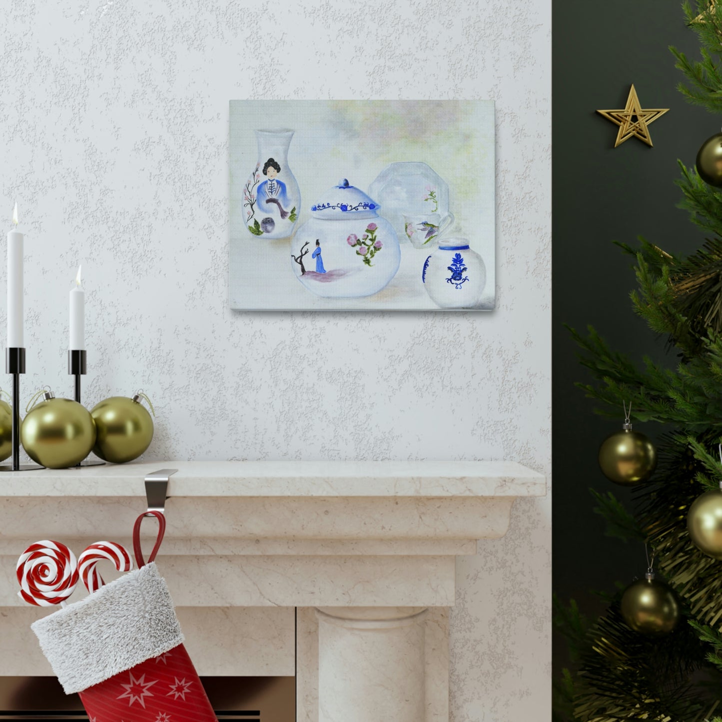 Dodie's Dishes Canvas