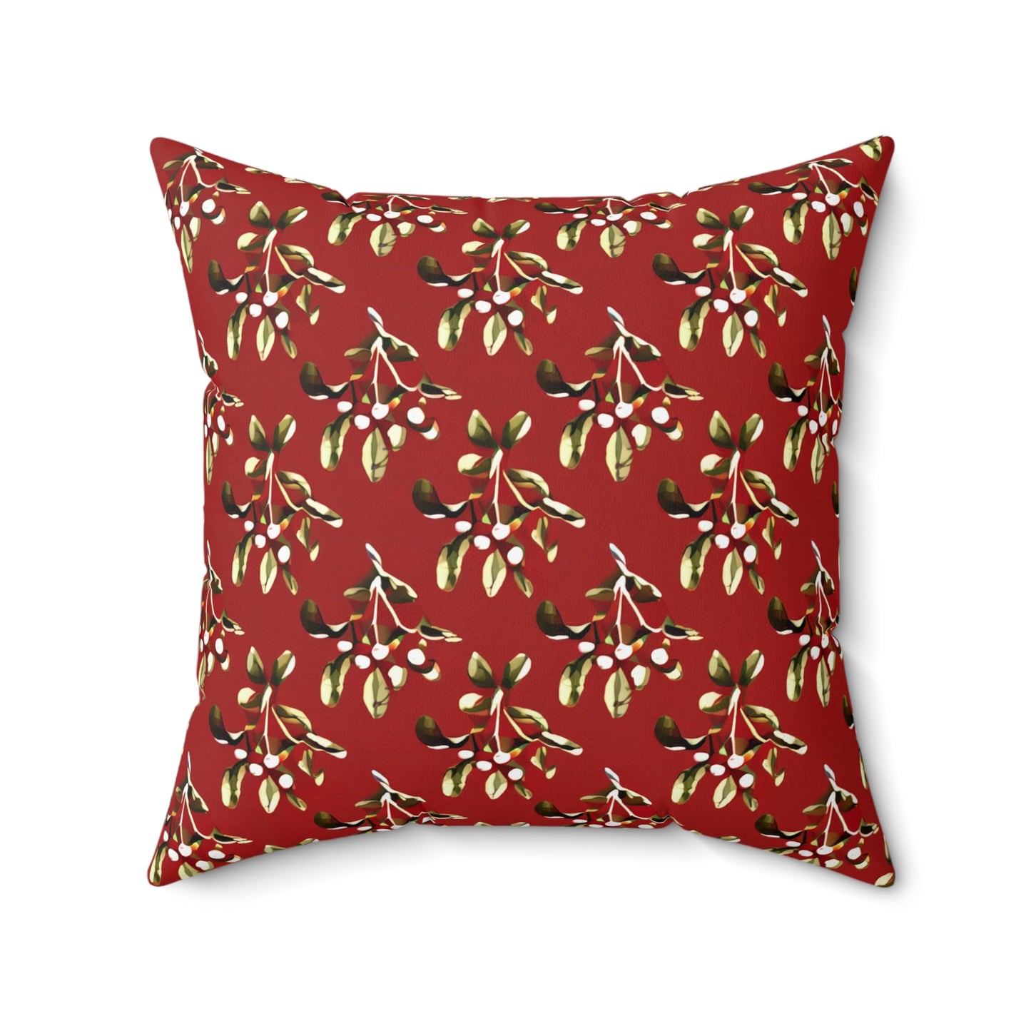 Mistletoe Holiday Accent Pillow