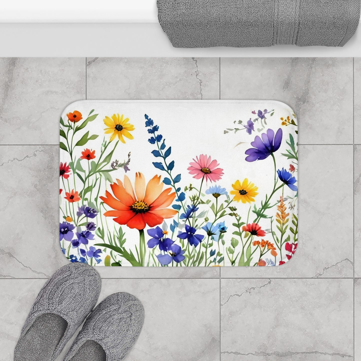 Wildflower Bath Mat