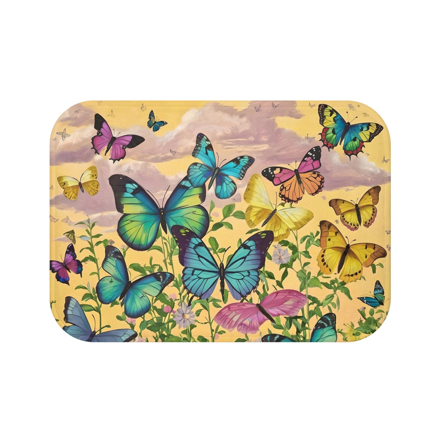 Butterfly Bath Mat