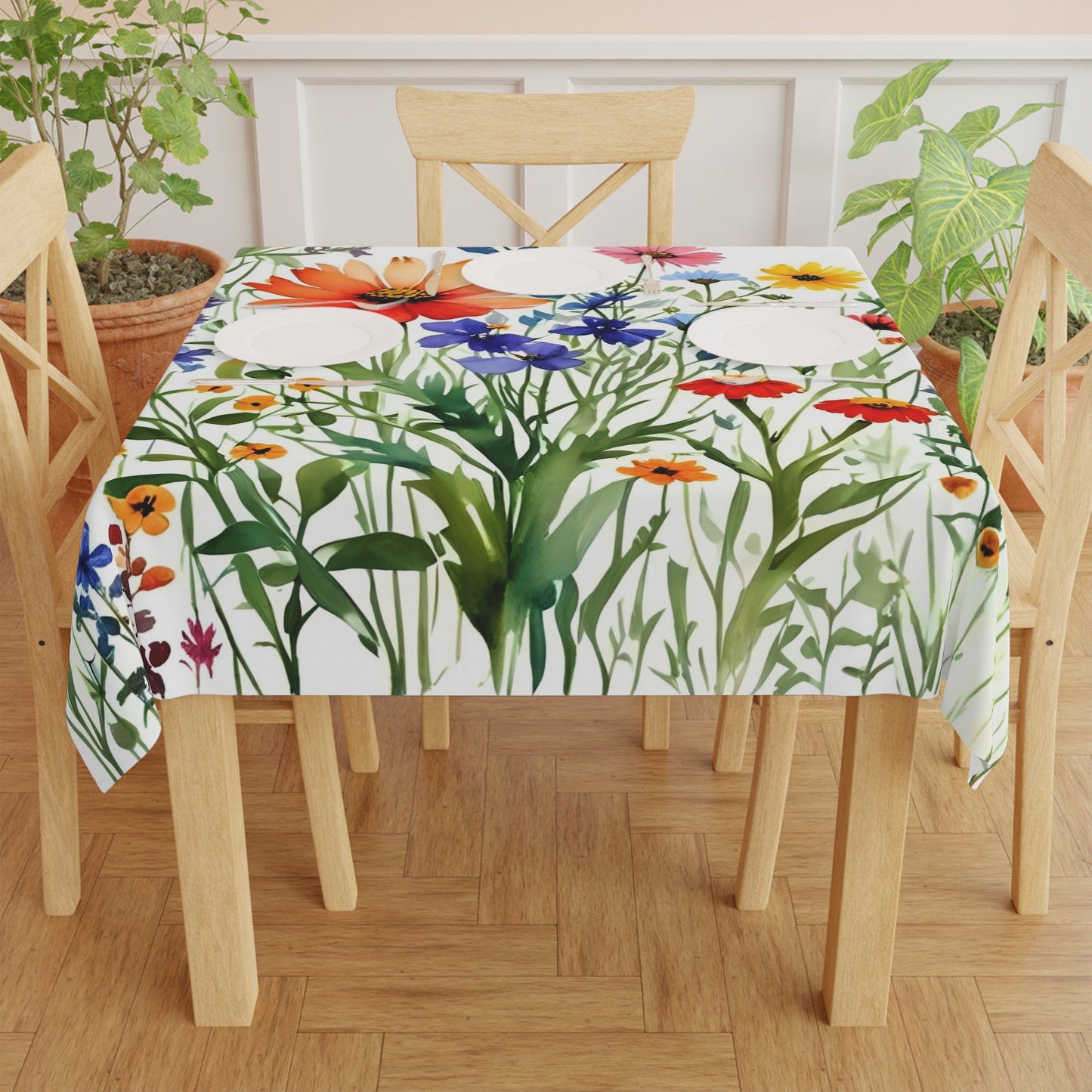 Wild Wildflower Accent Tablecloth