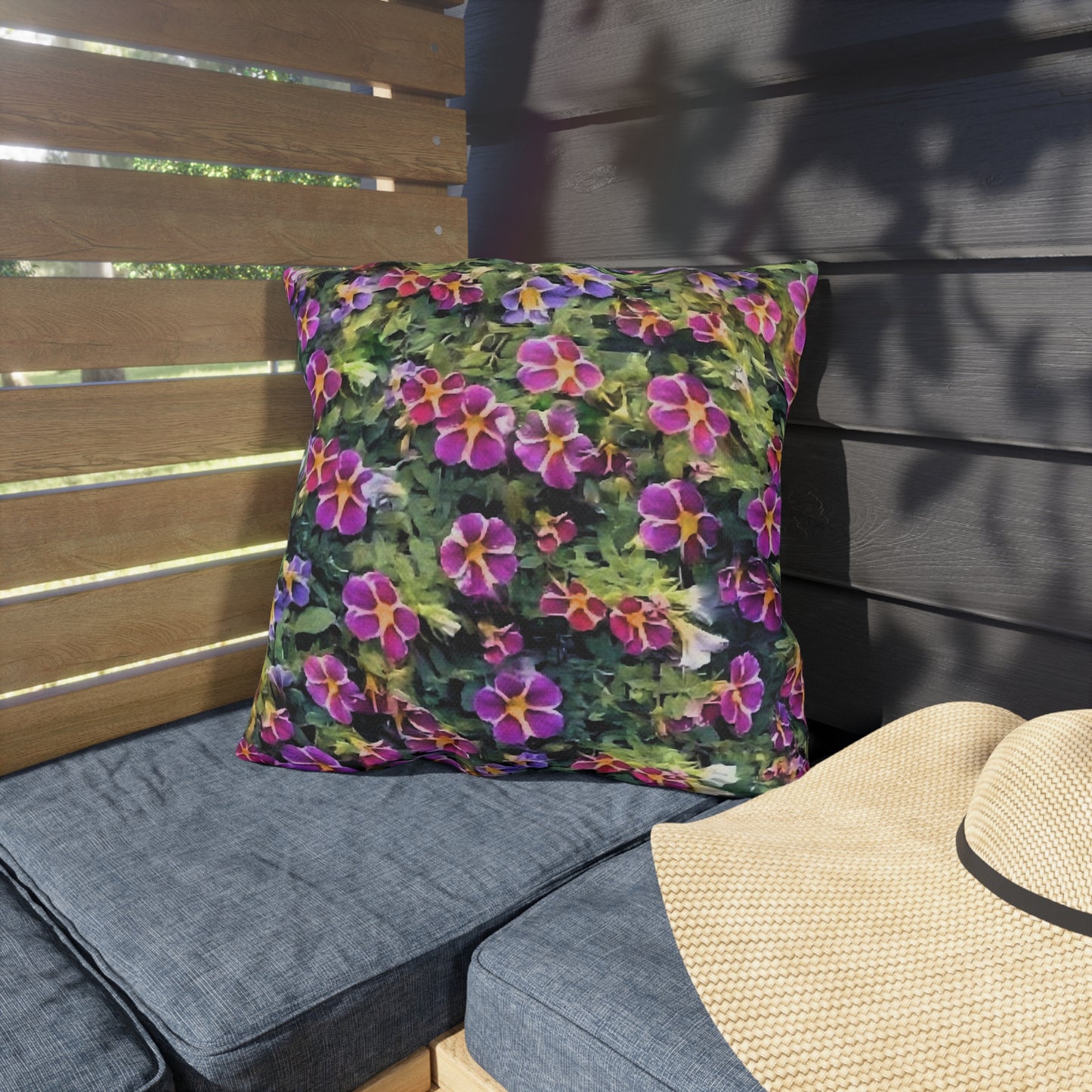 Rose's Floral Outdoor Pillow