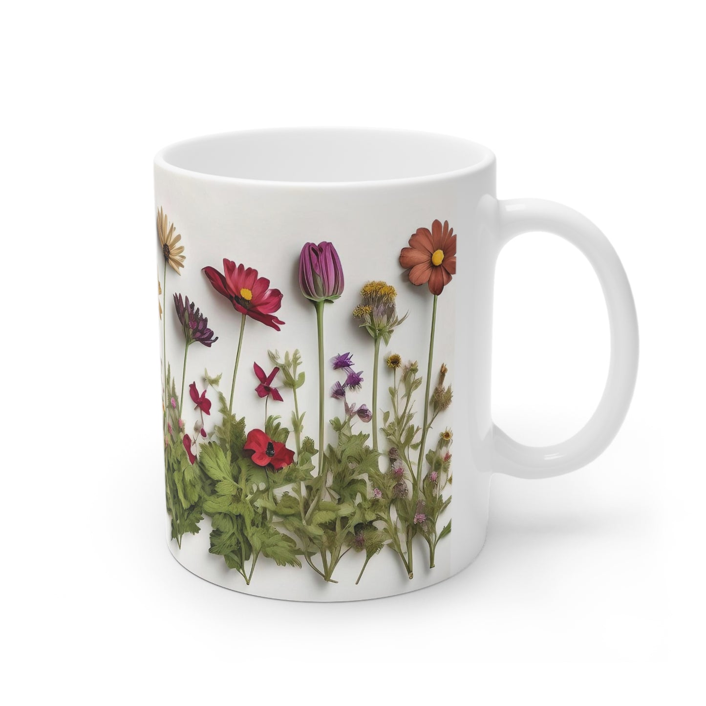 3D Wildflower Mug