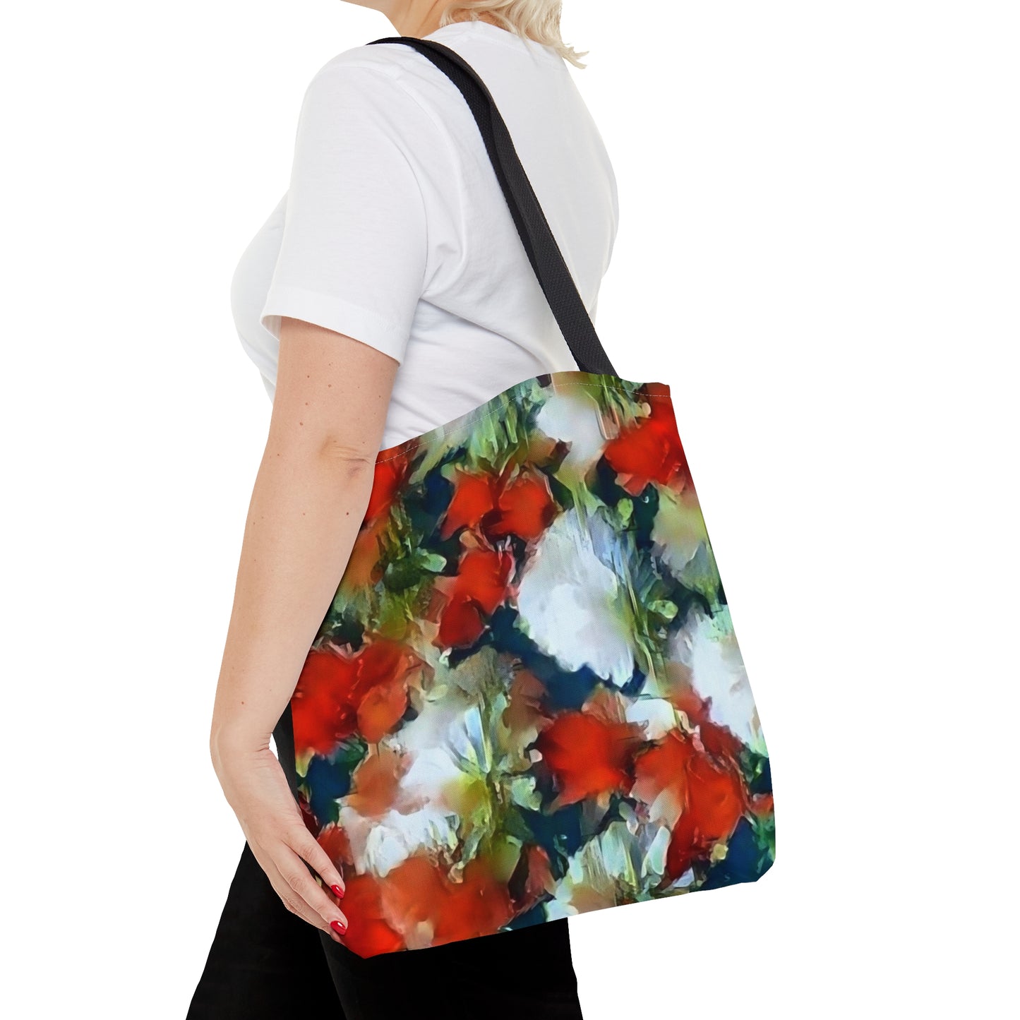 Impressionistic Holiday FlowerTote